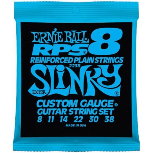 Струни для електрогітари Ernie Ball 2238 RPS-8 Reinforced Extra Slinky Electric Guitar Strings Струни для електрогітари Ernie Ball 2238 RPS-8 Reinforced Extra Slinky Electric Guitar Strings