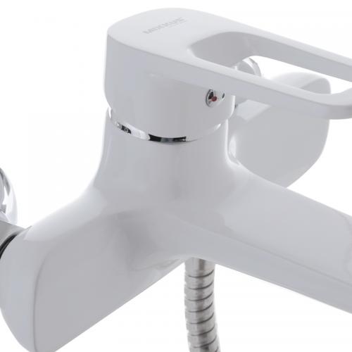 Змішувач для ванни з коротким виливом Mixxus Nevada 009 Euro Білий (MI5800) Змішувач для ванни з коротким виливом Mixxus Nevada 009 Euro Білий (MI5800)