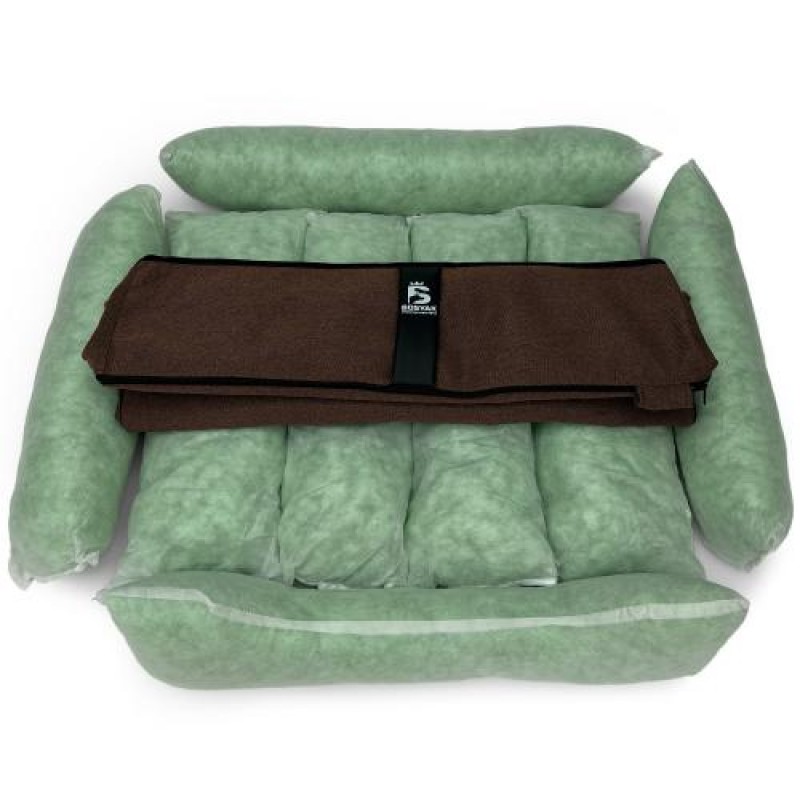 Лежак ліжко для собак та котів EGO Bosyak Рогожка M 75x65 Коричневий