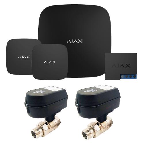 Комплект сигналізації Ajax + кран з електроприводом Honeywell 220 Duo Комплект сигналізації Ajax + кран з електроприводом Honeywell 220 Duo
