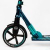 Двоколісний складаний самокат Best Scooter 100 кг Black and turquoise (113199)