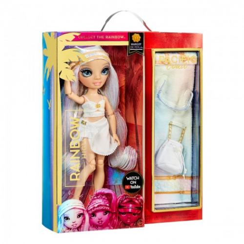 Лялька Pearl Glamur 28 см із аксесуарами серії Pacific Coast Rainbow High KD120765 Лялька Pearl Glamur 28 см із аксесуарами серії Pacific Coast Rainbow High KD120765