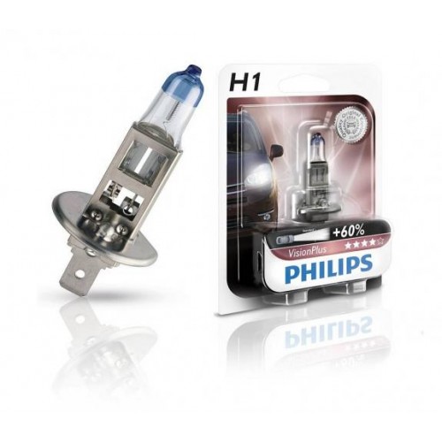 Автолампа PHILIPS 12258VPB1 H1 55W 12V P14,5s VisionPlus в інтернет супермаркеті PbayMarket!