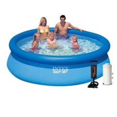 Надувний басейн Intex 28120-4, 305 х 76 см (2006 л/год, підстилка, тент, насос)