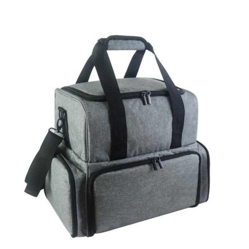 Сумка органайзер Max Manicure для зберігання манікюрного приладдя Сіра (IBH050S)