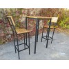 Комплект барний (стіл + стільці) GoodsMetall у стилі Лофт БК71