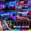 Світлодіодна стрічка із блютузом мікрофоном музичний RGB USB 10м HMD 136-13127827