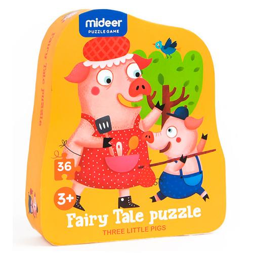 Пазл Mideer Казкова головоломка-Три порося 50 ел MD3060 Пазл Mideer Казкова головоломка-Три порося 50 ел MD3060