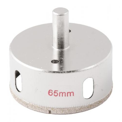 Свердло трубчасте GRANITE з алмазним напиленням для скла та плитки 65 мм 2-01-265 Свердло трубчасте GRANITE з алмазним напиленням для скла та плитки 65 мм 2-01-265