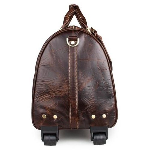Сумка дорожня Vintage 14254 на колесах Коричнева, Коричневий Сумка дорожня Vintage 14254 на колесах Коричнева, Коричневий