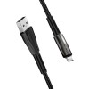 Кабель ColorWay USB-MicroUSB, 2.4А, 1м, Zinc Alloy + Led, Black (CW-CBUM035-BK) в інтернет супермаркеті PbayMarket!