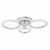 Стельова LED люстра Sunlight 5333/2+2 хром