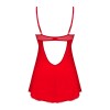 Пеньюар Obsessive Ingridia chemise & thong XL/2XL в інтернет супермаркеті PbayMarket!