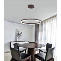 Світлодіодна люстра No Brand Олімпія PJ812 Coffee 60 см 2282152838
