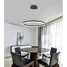 Світлодіодна люстра No Brand Олімпія PJ812 Coffee 60 см 2282152838