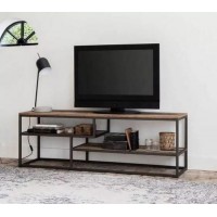Тумба під телевізор GoodsMetall із металу в стилі Лофт 1500х500х350 Т109