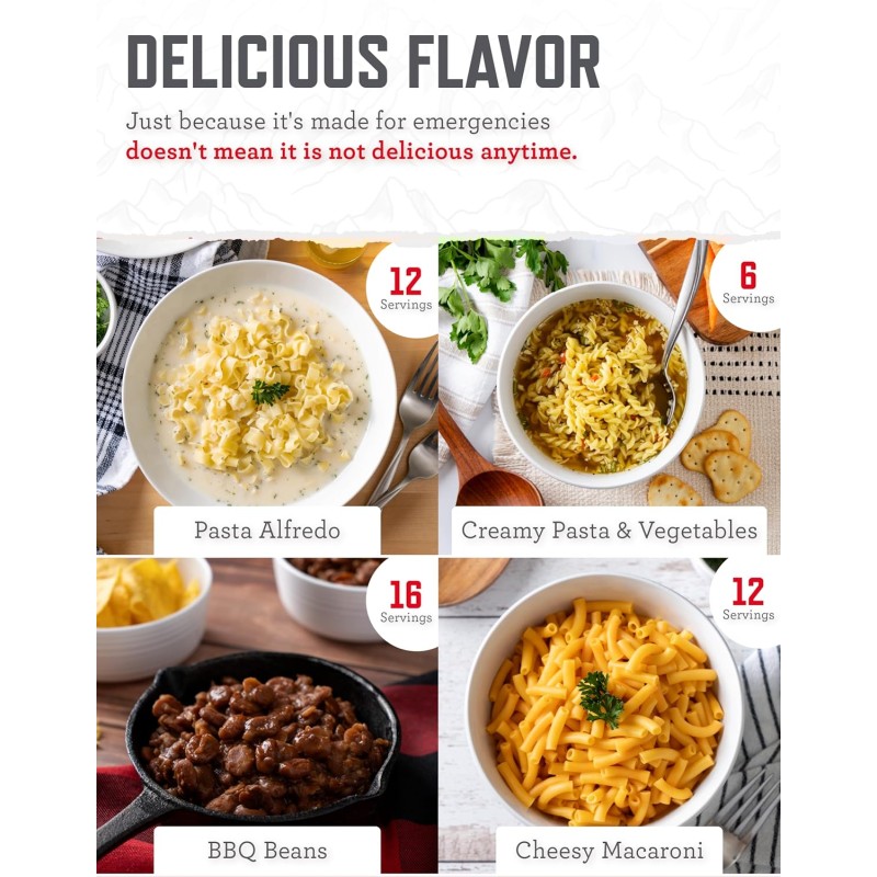 Аварійний раціон харчування на 14 днів з великим терміном придатності 25 років ReadyWise, 150 порцій