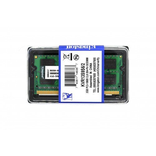 Оперативна пам'ять Kingston SODIMM DDR3L-1600 2Gb PC3-12800 (KVR16LS11S6/2) Оперативна пам'ять Kingston SODIMM DDR3L-1600 2Gb PC3-12800 (KVR16LS11S6/2)