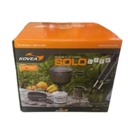 Набір посуду Kovea Solo Lite Set Сірий (1053-KCW-SL12) Набір посуду Kovea Solo Lite Set Сірий (1053-KCW-SL12)