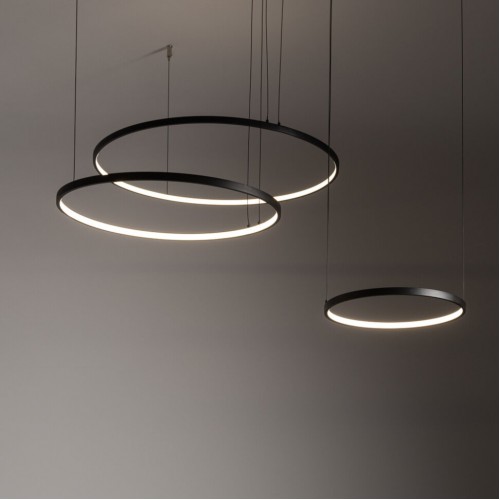 Люстра Nowodvorski Circolo Led 60x125x140 см Чорний (Now10817) Люстра Nowodvorski Circolo Led 60x125x140 см Чорний (Now10817)