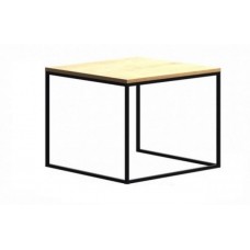 Кавовий журнальний столик у стилі Loft NS-608 480x600x600 мм Белый