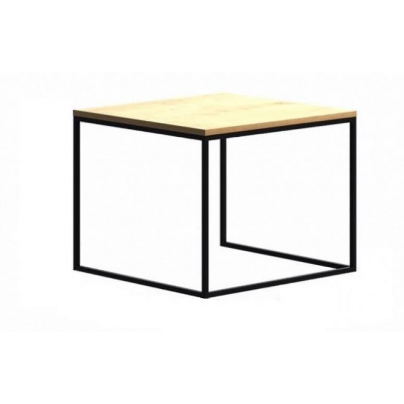 Кавовий журнальний столик у стилі Loft NS-608 480x600x600 мм Белый