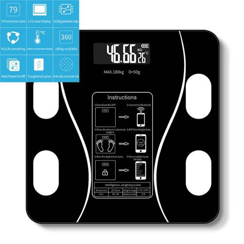 Смарт-ваги Scale one Black (scl-001bl) Смарт-ваги Scale one Black (scl-001bl)