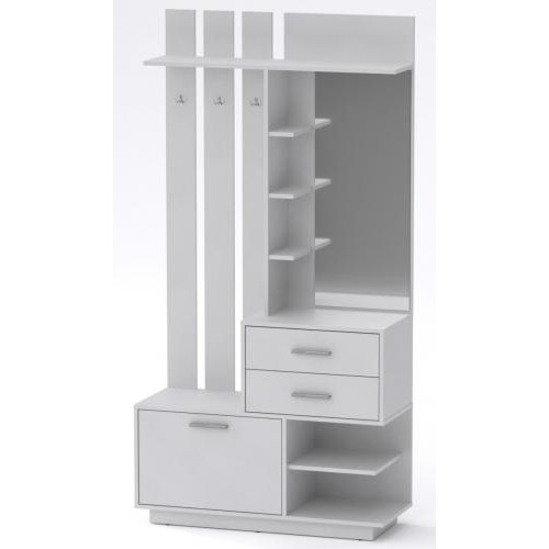 Передпокій Єва Компанит Німфея альба (100,3х38х195 см) Передпокій Єва Компанит Німфея альба (100,3х38х195 см)