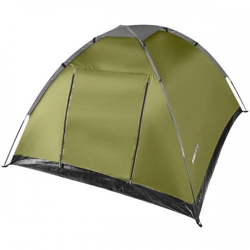 Намет Enero Traveller для 4 осіб 200 x 200 x 115 см Хакі (1047102)