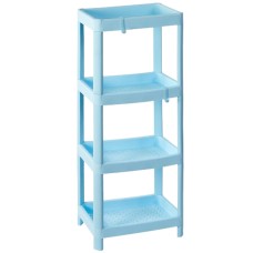 Поличка в ванну кімнату Алеана 127062 36x23x105 см Блакитний