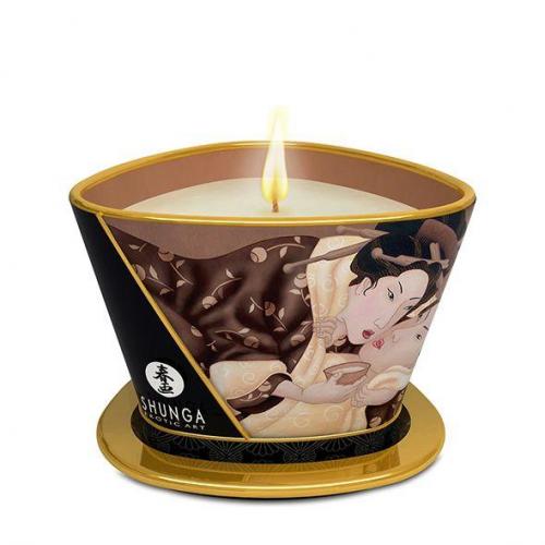 Масажна свічка Shunga MASSAGE CANDLE - Intoxicating Chocolate 170 мл (SO2514) в інтернет супермаркеті PbayMarket!