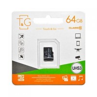 Карта пам'яті MicroSDHC 64GB UHS-I U3 Class 10 T&G (TG-64GBSDU3CL10-00)