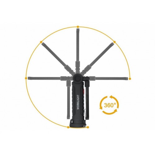 Ліхтар LED багатофункціональний WorkLight W52-SMD+COB з магнітом та гачком (W52) Ліхтар LED багатофункціональний WorkLight W52-SMD+COB з магнітом та гачком (W52)