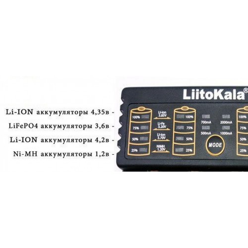Зарядний пристрій для акумуляторів Liitokala Lii-402 18650 АА/ААА (006508) Зарядний пристрій для акумуляторів Liitokala Lii-402 18650 АА/ААА (006508)