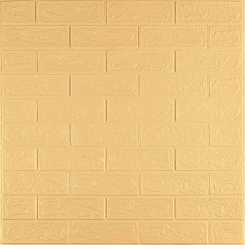 3D панель самоклеюча цегла Жовто - пісочний 700x770x3мм (009-3) Sticker Wall SW-00000229 3D панель самоклеюча цегла Жовто - пісочний 700x770x3мм (009-3) Sticker Wall SW-00000229