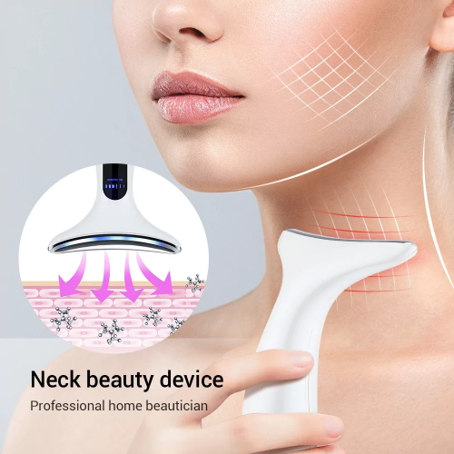 Масажер мікрострумовий для шиї та обличчя No Brand Neck Beauty Device Білий (2288327480) Масажер мікрострумовий для шиї та обличчя No Brand Neck Beauty Device Білий (2288327480)
