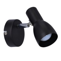 Бра Candellux Picardo 8x12 см Чорний (91-50618)
