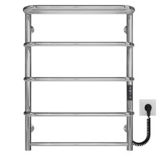 Рушникосушарка електрична Стандарт з полицею П5 500х700 Deffi Хром JD03 (C.SP.70.50.5.E.C.R.1)