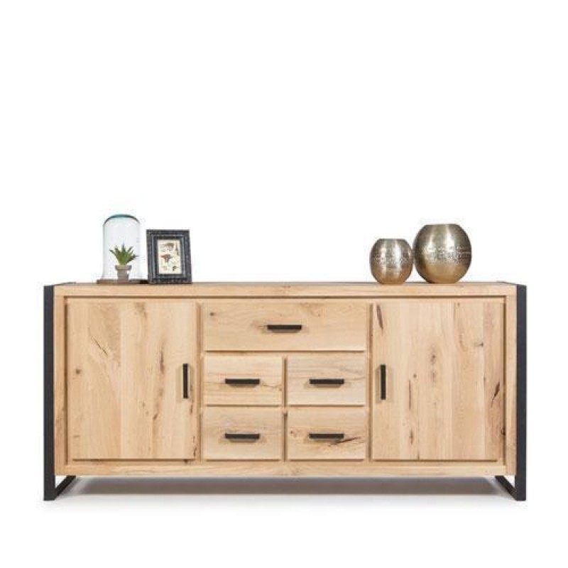 Комод Loft NS-253 880x1900x500 мм Чорний