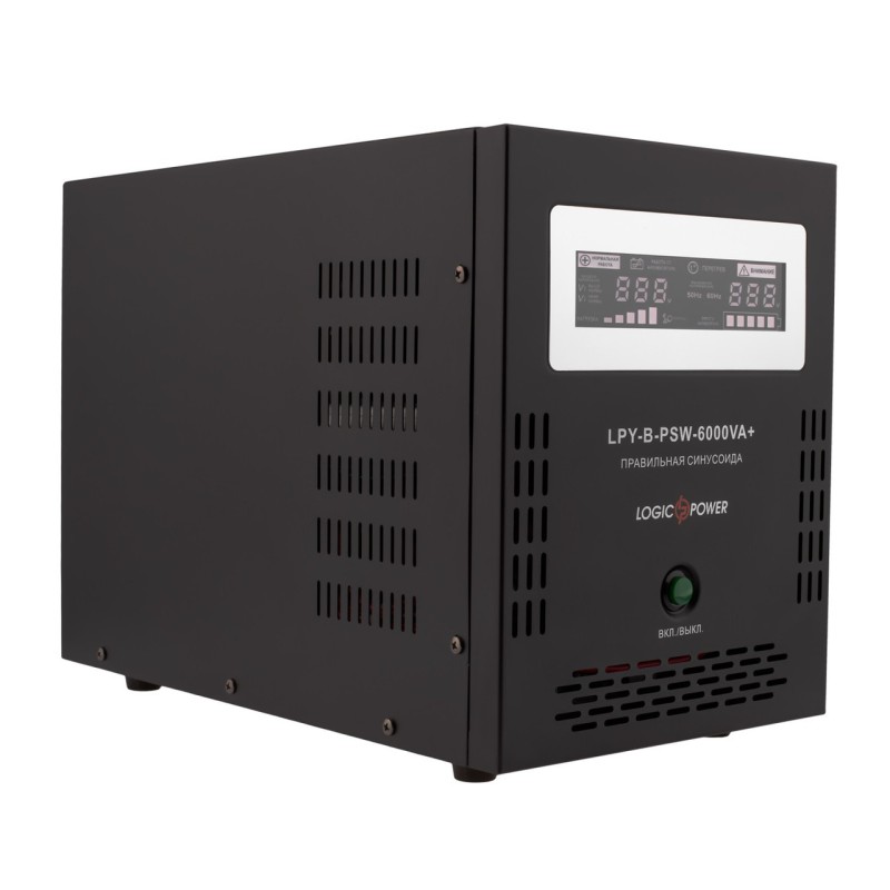 ДБЖ LogicPower LPY-B-PSW-6000VA+ (4200Вт) 10A/20A з правильною синусоїдою 48В