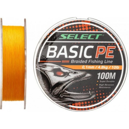 Шнур Select Basic PE Помаранчевий 100 м 0.16м 8.3кг/18lb (1870-27-56) в інтернет супермаркеті PbayMarket!