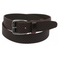 Шкіряний ремінь Skipper 110-130 x 3.8 см Коричневий (1116-38)