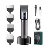 Машинка для стрижки волосся VGR V-698 акумуляторна 4 насадки 5W Black
