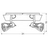 Спот Candellux Angus 31x15 см Мідно-чорний (92-60532)