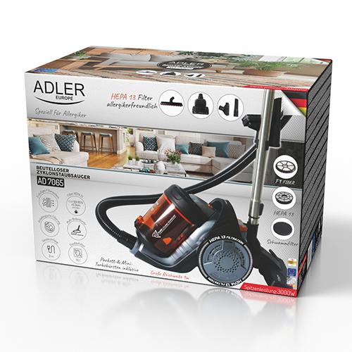 Пилосос Adler 1.6 л Чорний AD 7065