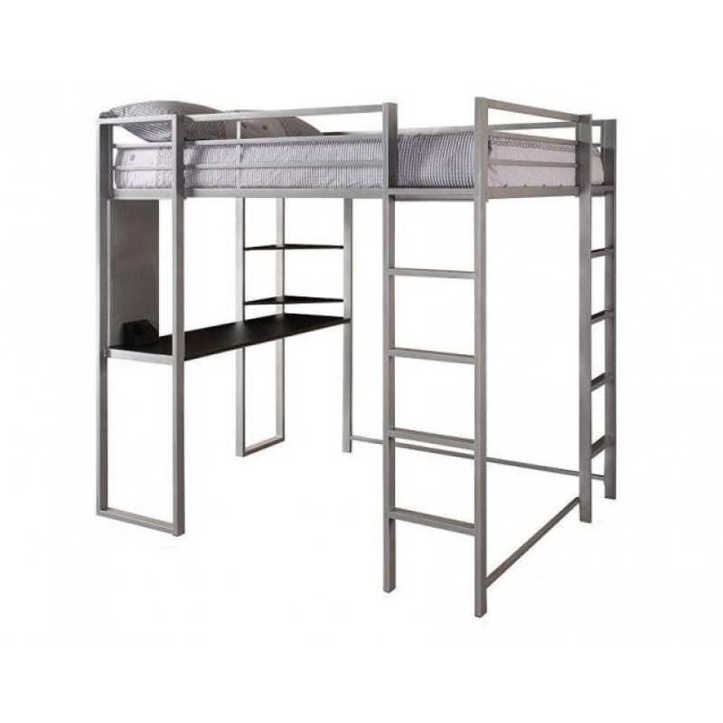 Двоярусне ліжко в стилі Loft NS-225 1830x2000x1400 мм Серый