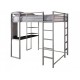 Двоярусне ліжко в стилі Loft NS-225 1830x2000x1400 мм Серый
