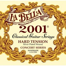 Струни для класичної гітари La Bella 2001H Classic Silver Plated Hard Tension