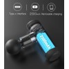 Масажний пістолет з кейсом Booster Mini X 2500mAh 6 насадок Чорний (2430308397)