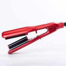 Плойка-гофре VGR V-530 глибока хвиля з керамічним покриттям червоний (HPV530)
